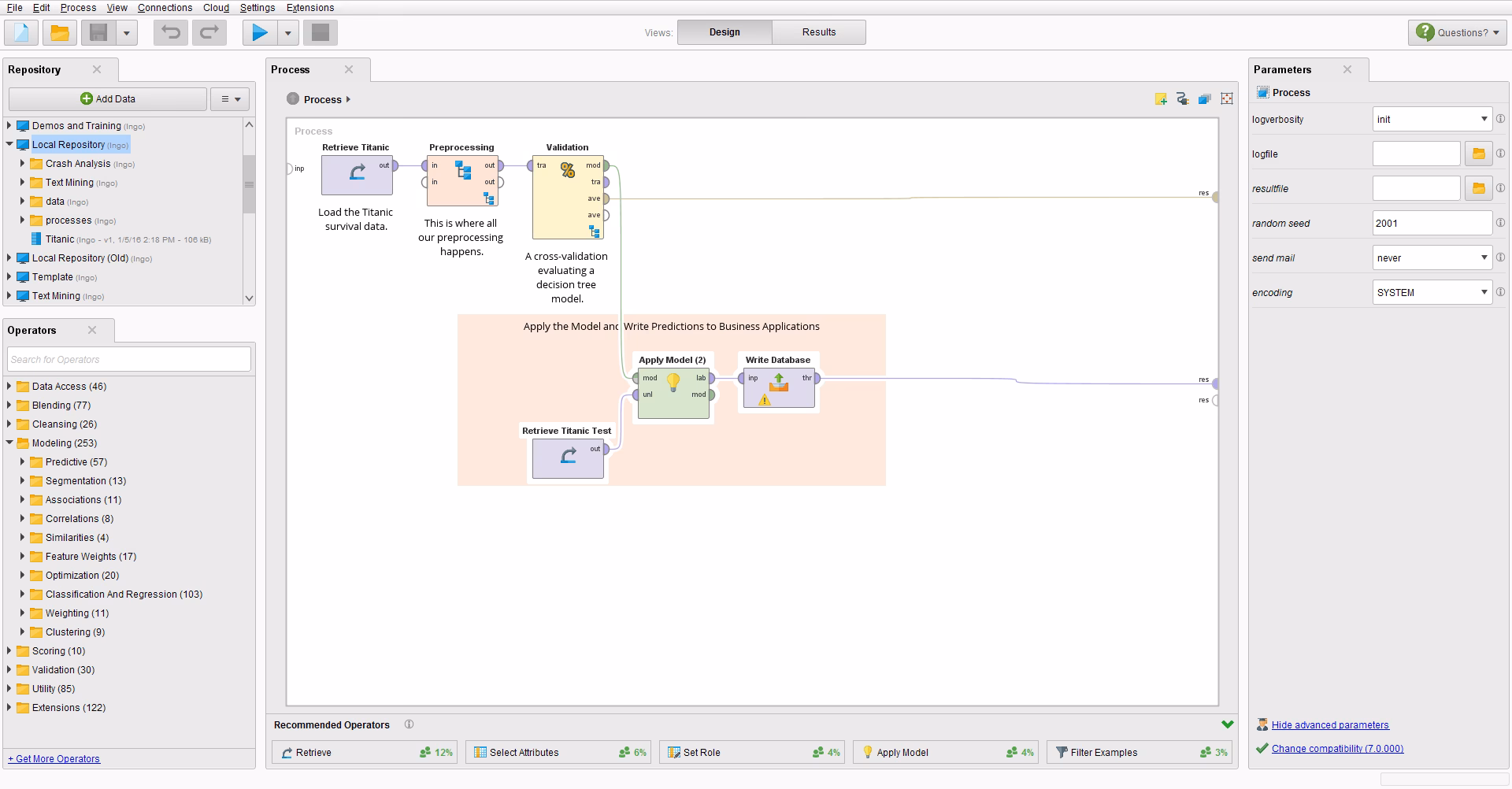 What version of RapidMiner studio is the operator documenetation available?