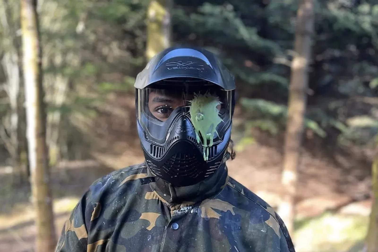 How does it feel to be hit by a paintball?