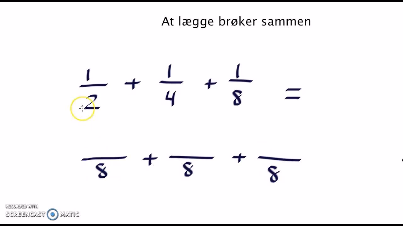 Hvilke regler for brøker?