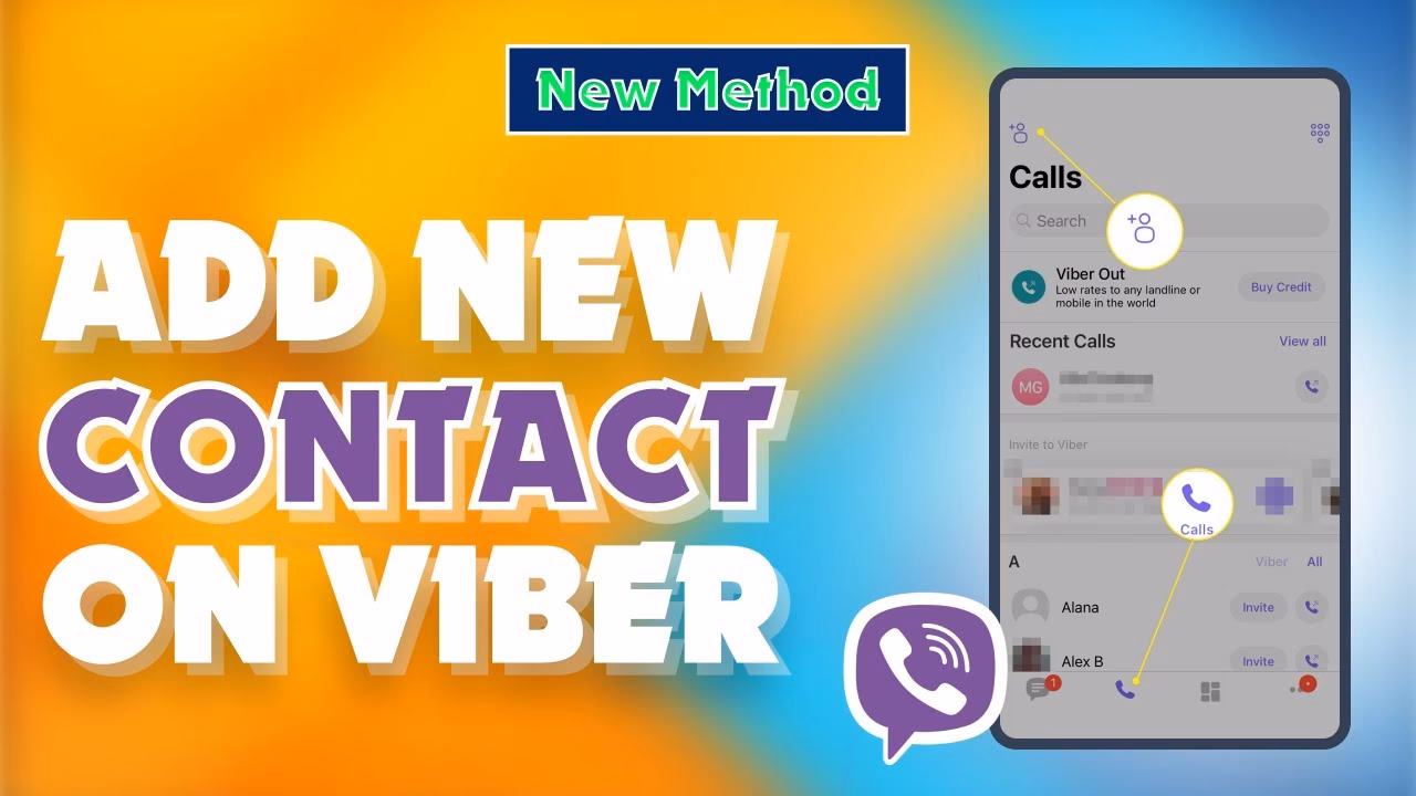 How do I find a Viber contact?