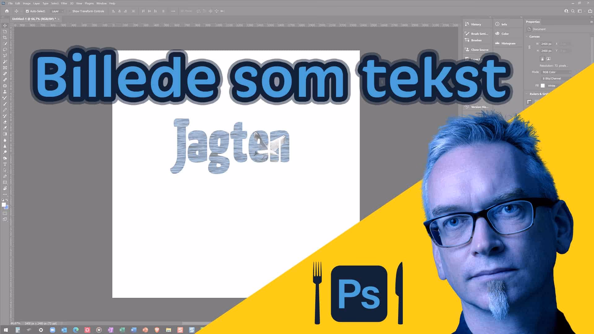 Hvad hedder afsnitstekst i Photoshop?