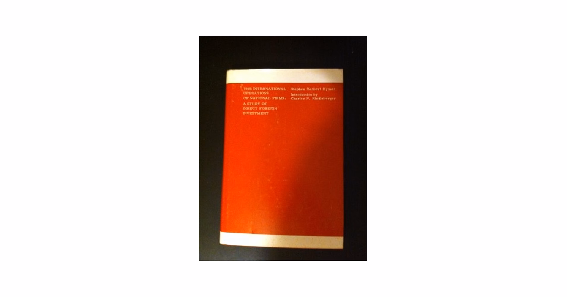 What does Hymer say about internationalization?