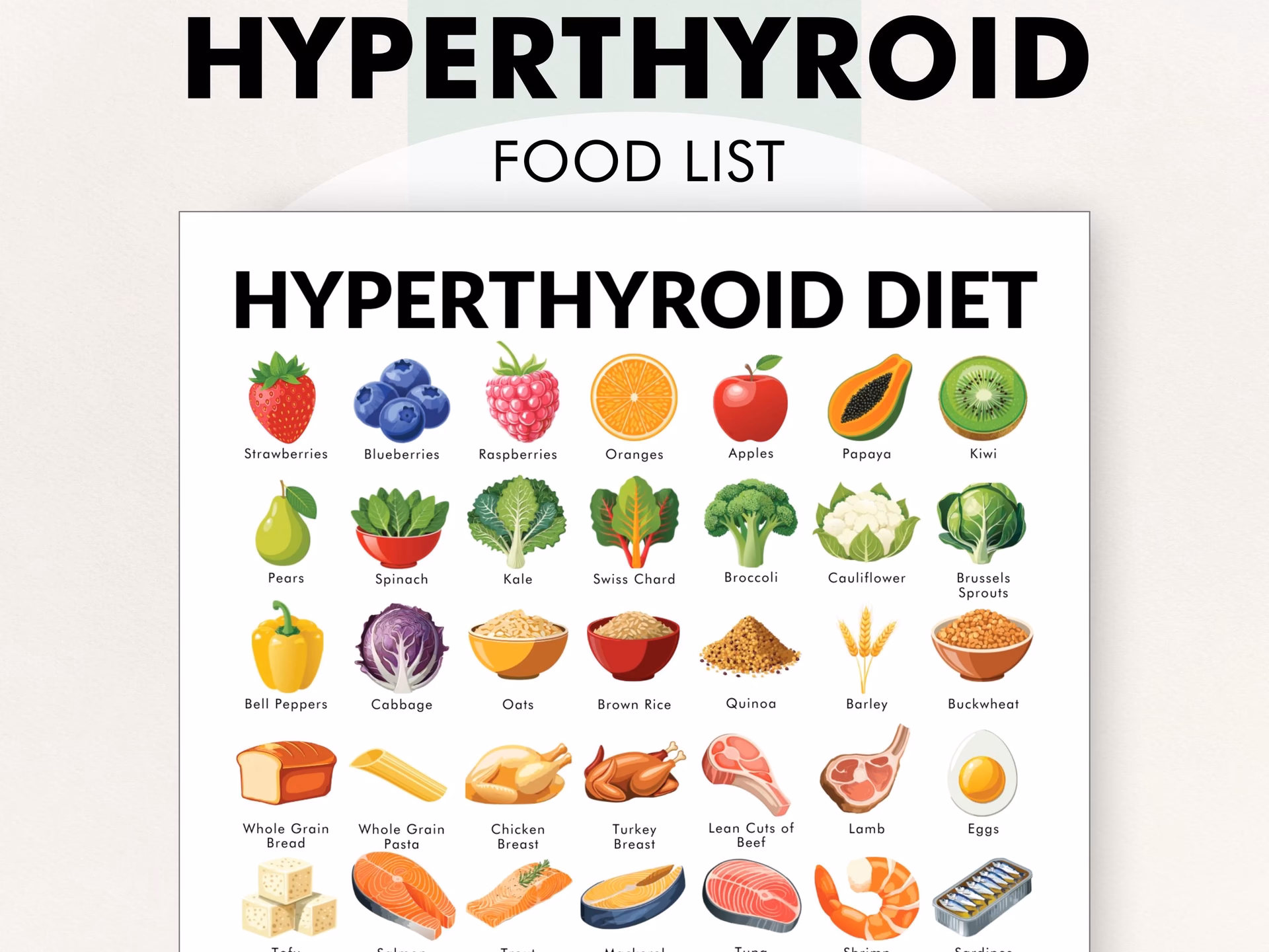 What is a hyperthyroidism diet plan?