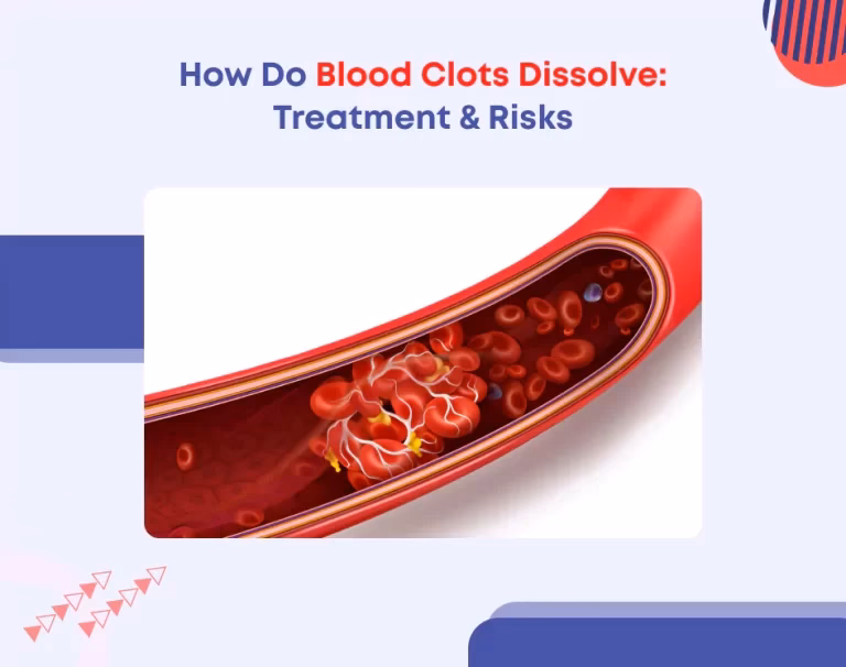 What happens if blood clots are not dissolved?