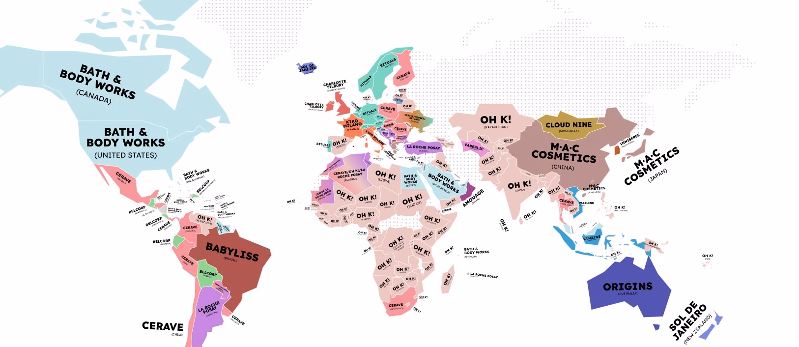Which countries have the largest beauty & personal care markets in Europe?
