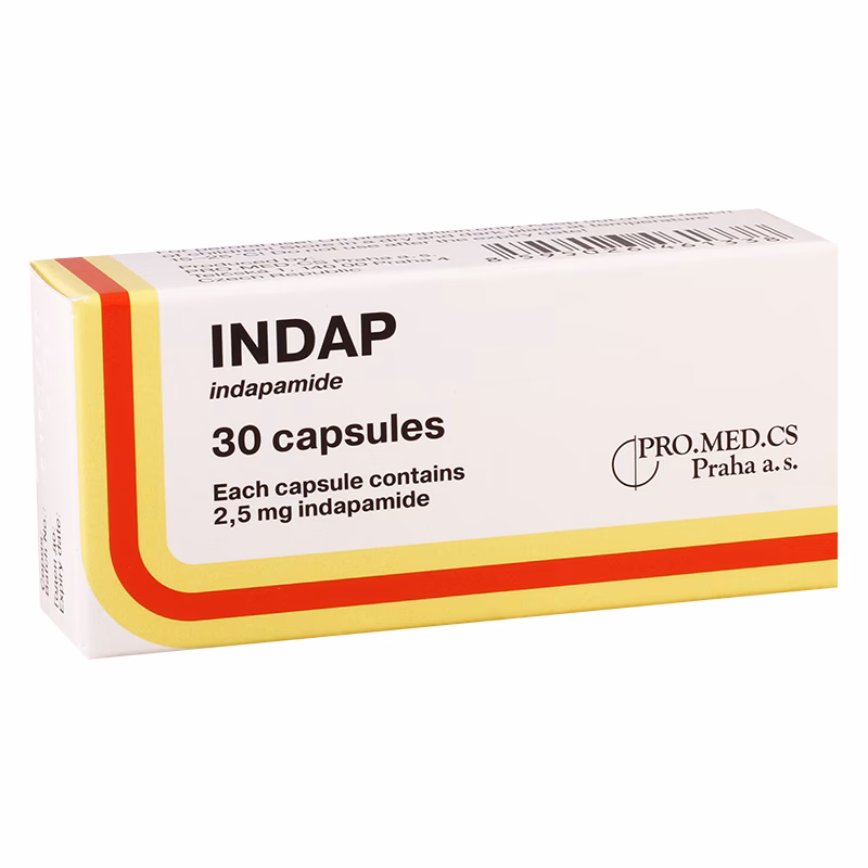 What are the different brands of indapamide?