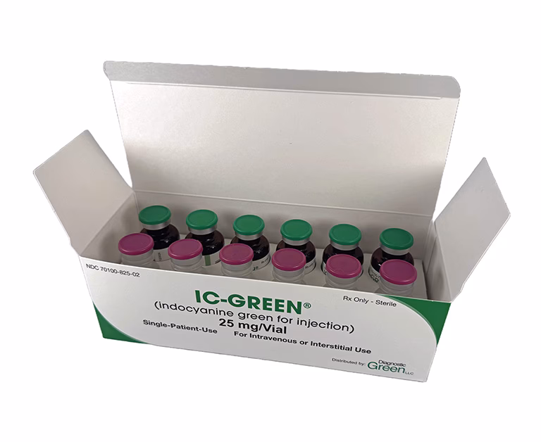 Can ICG be used in patients with iodine allergy?