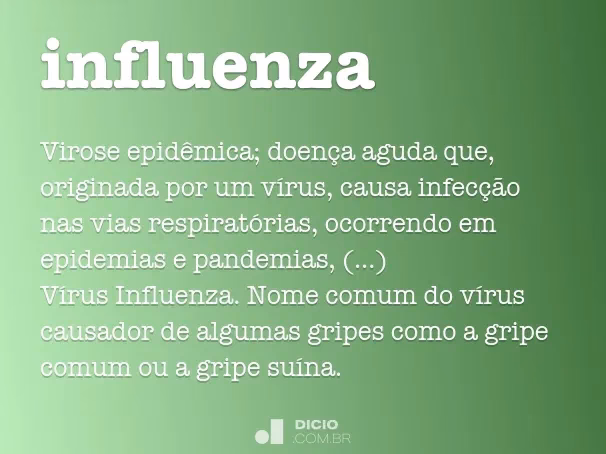 Quais são os subtipos de vírus influenza?