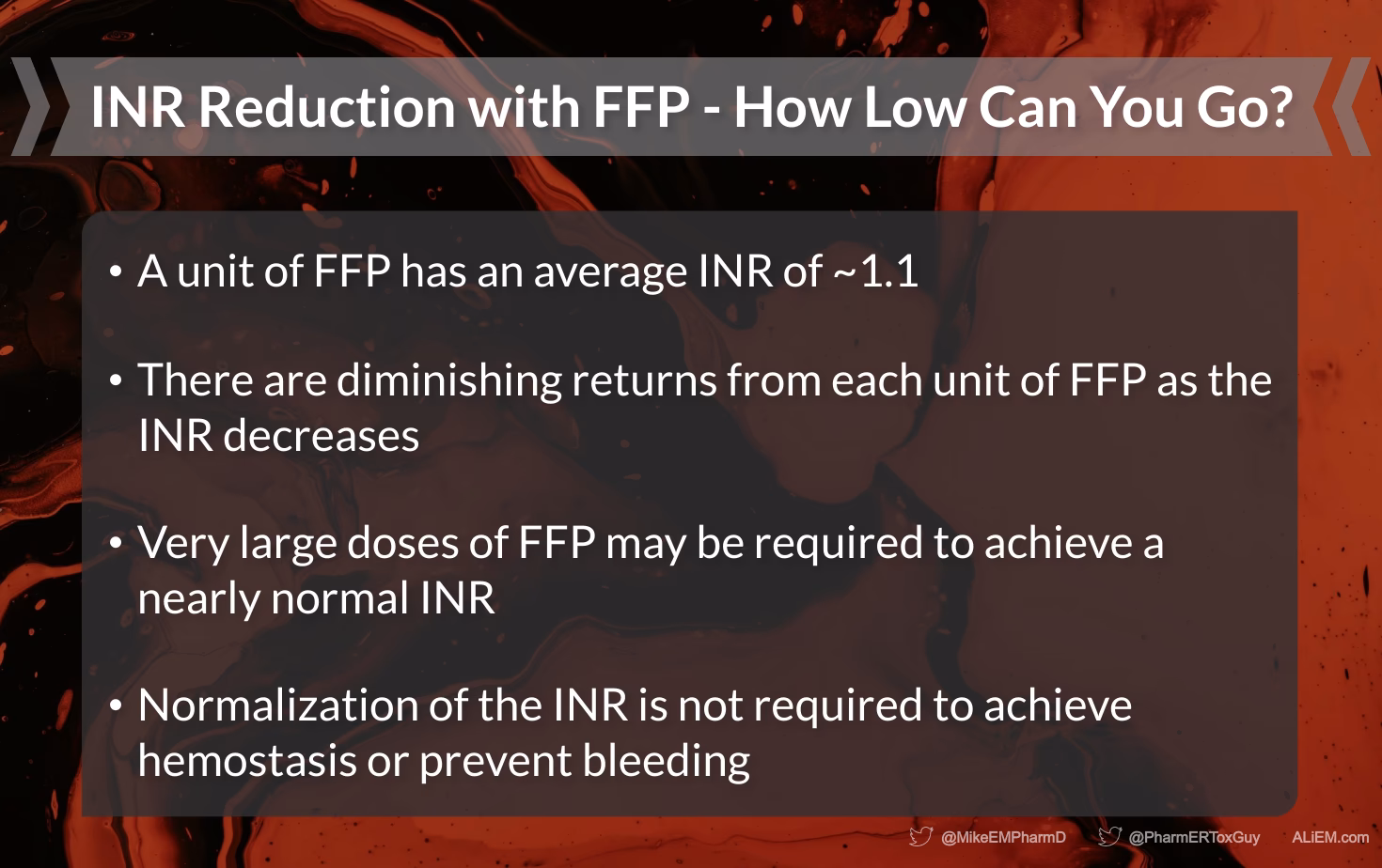 Hvad er en INR værdi?