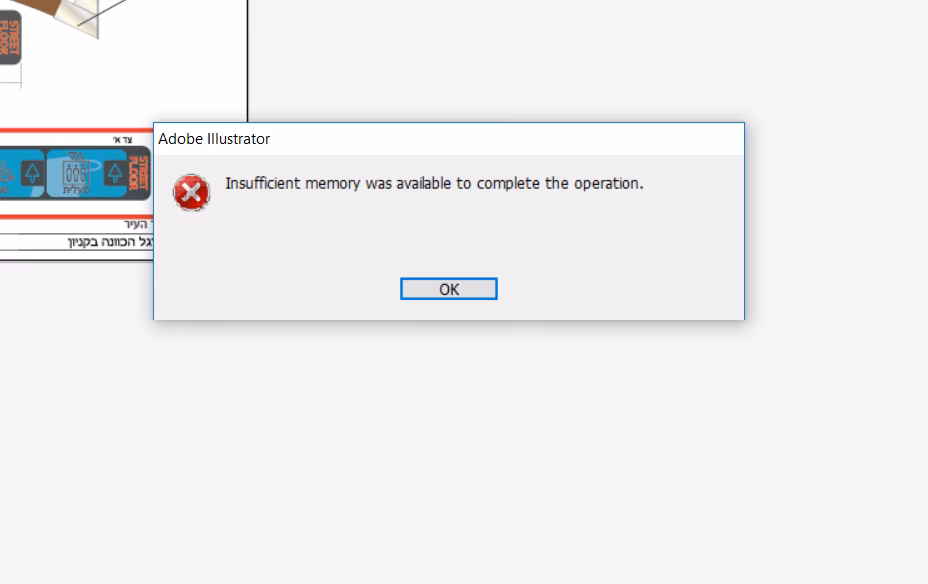 Why does illustrator run out of memory?
