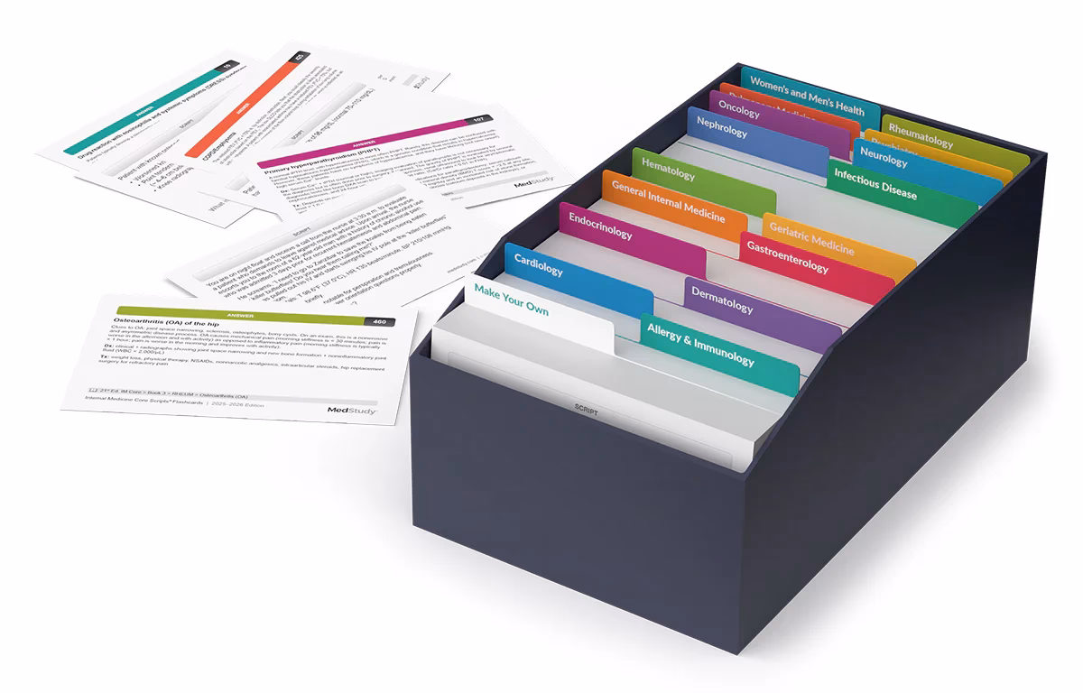 How many internal medicine flashcards are there?