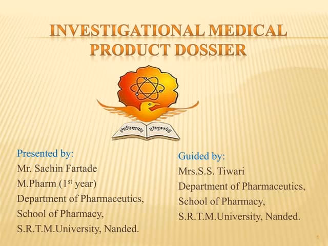 What is an investigational medicinal product dossier (IMPD)?