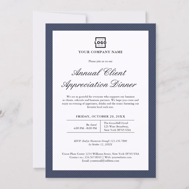 What makes a good business event invitation?