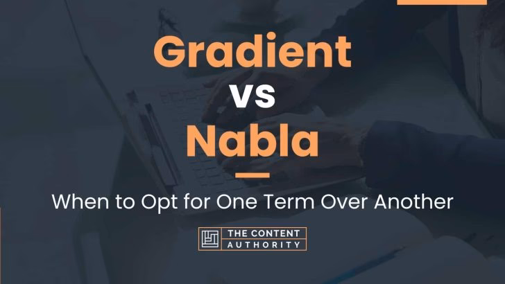 What does nabla mean in math?