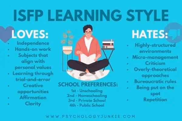 What makes an ISFP a good student?