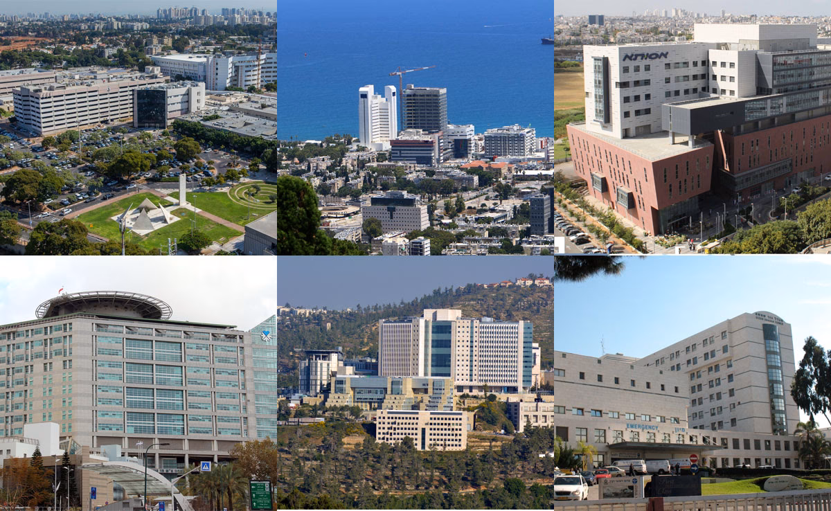 Which hospitals are in Israel?