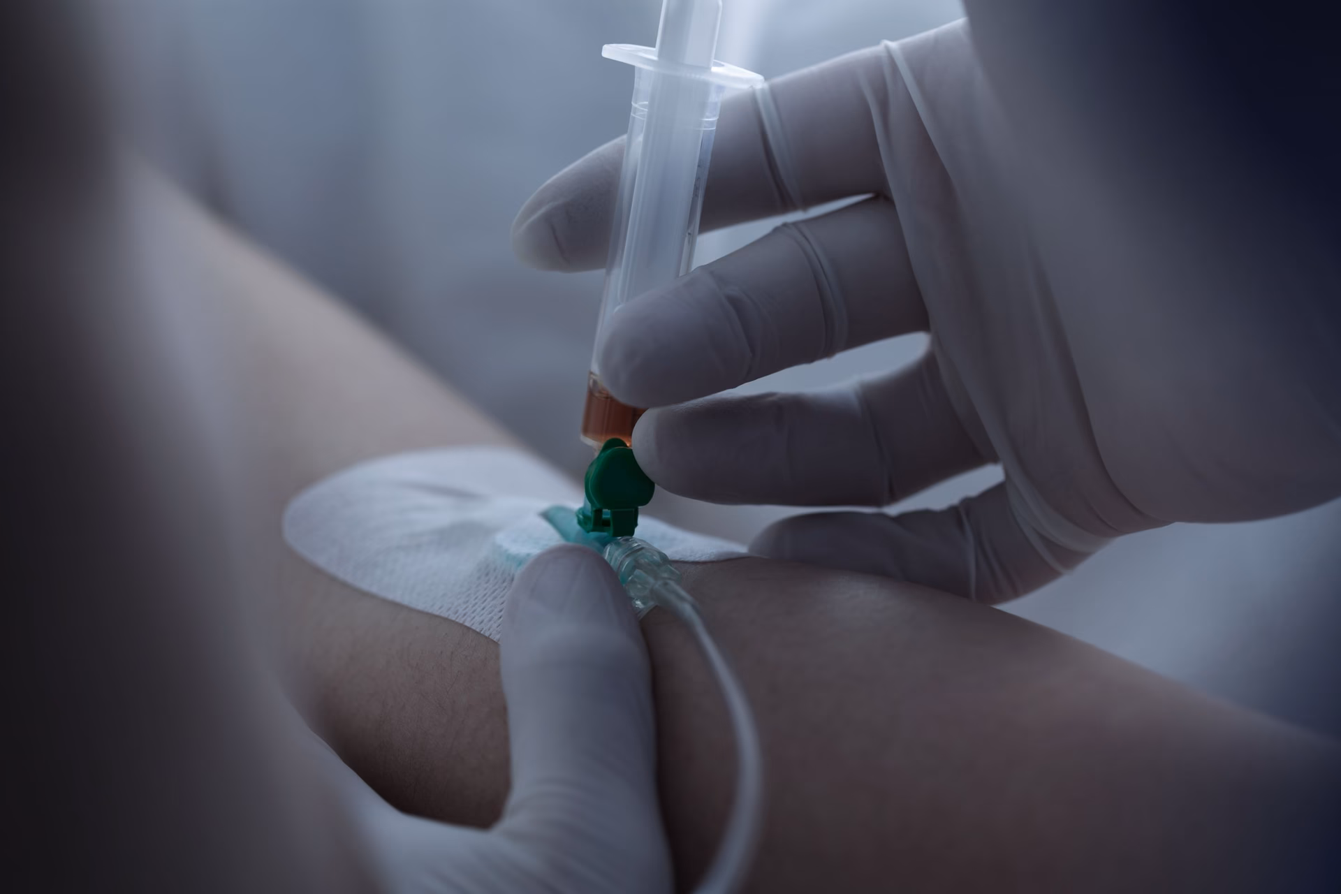 Can I administer IV medications to actual patients?