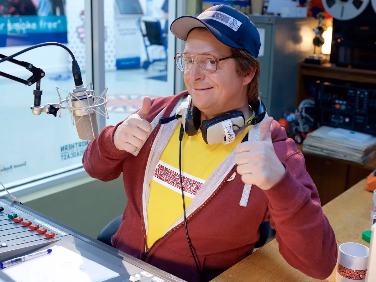 Who is inept hospital radio DJ Ivan Brackenbury?