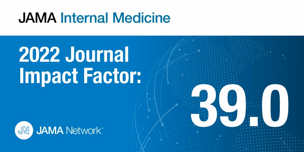What is the impact factor of the JAMA Internal Medicine?