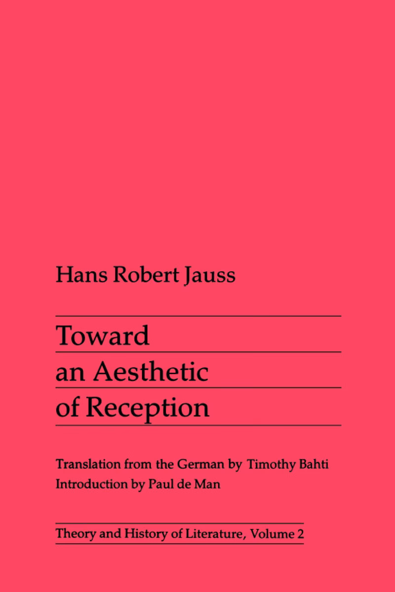 What is Jauss' approach to aesthetics?