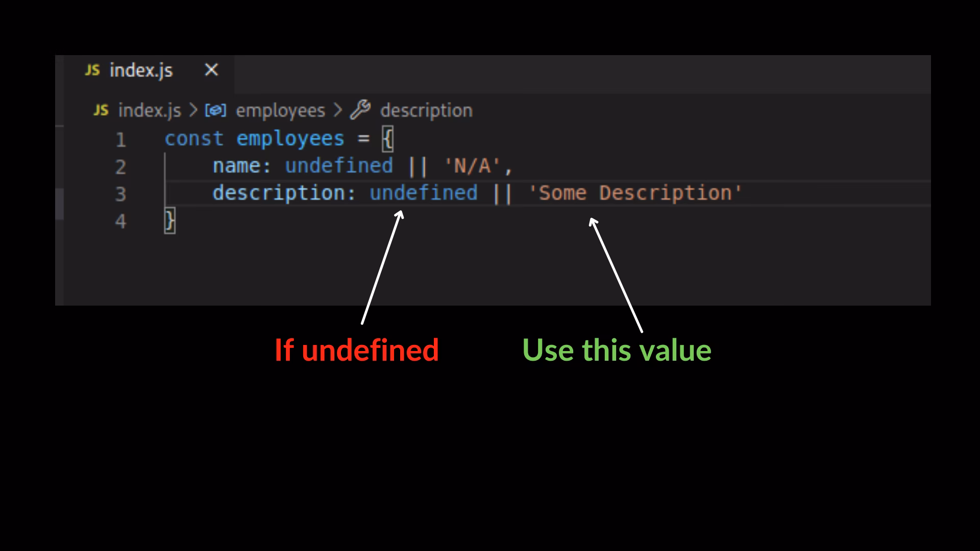 What is a question mark in JavaScript?