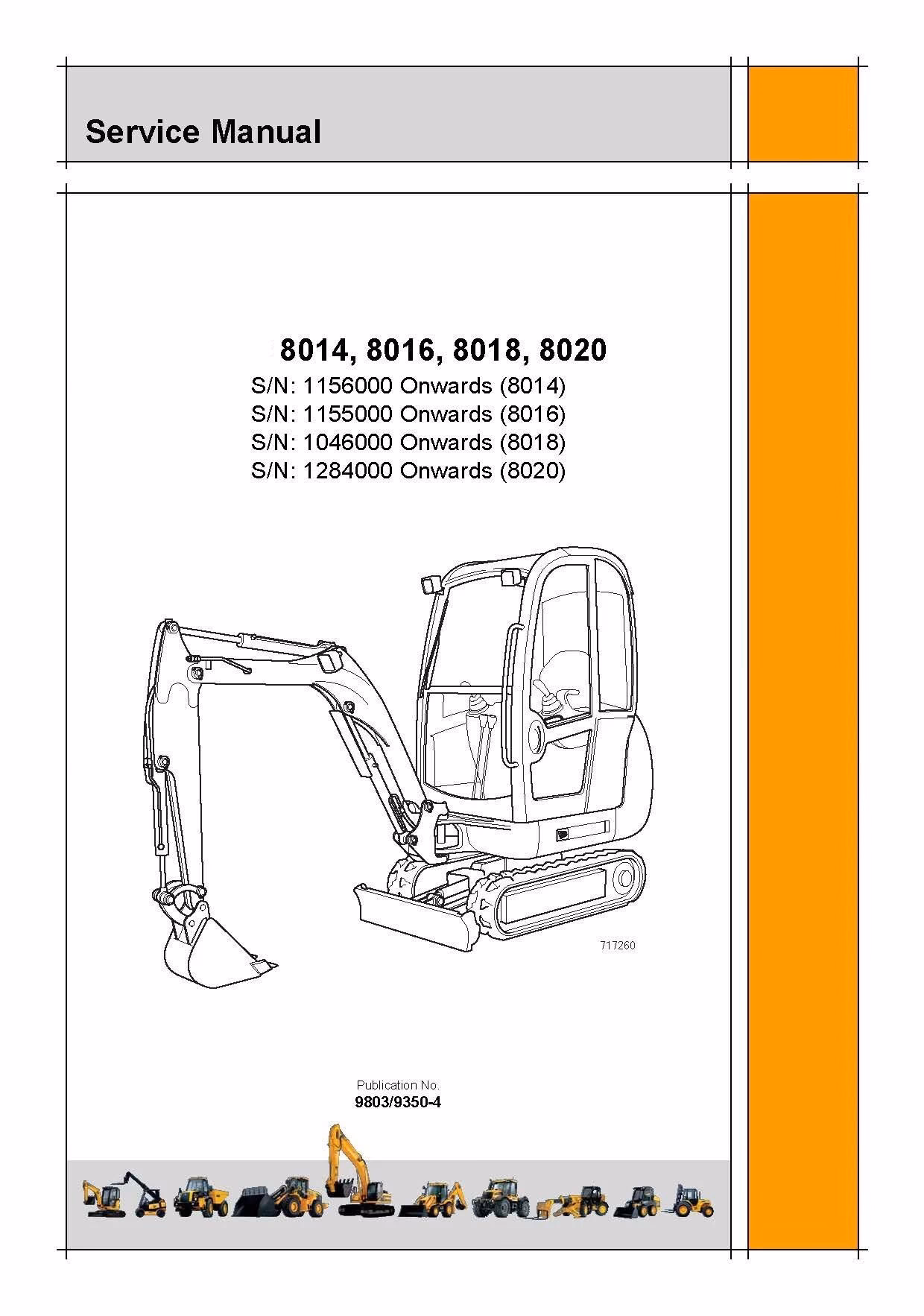 What is JCB 8014 CTS operator's manual?