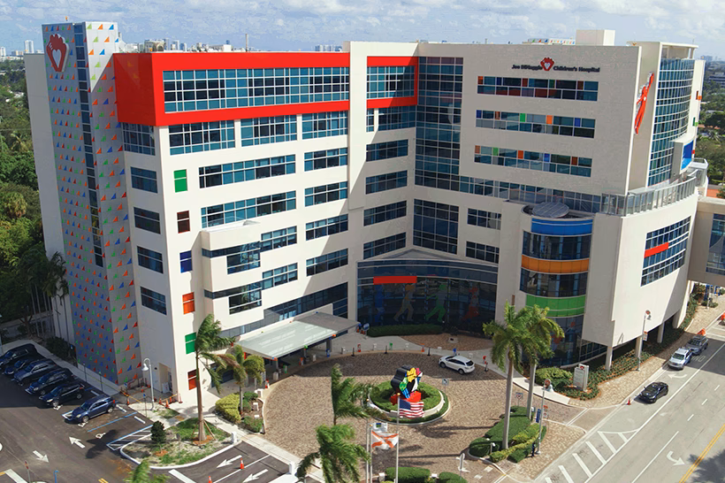 Where is Joe DiMaggio Children's Hospital?