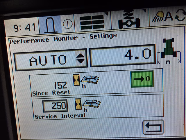 How many hours on a John Deere tractor?