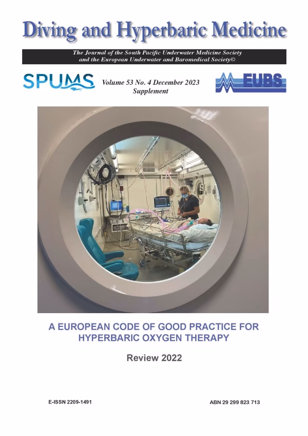 How do I access the diving and Hyperbaric Medicine Journal?