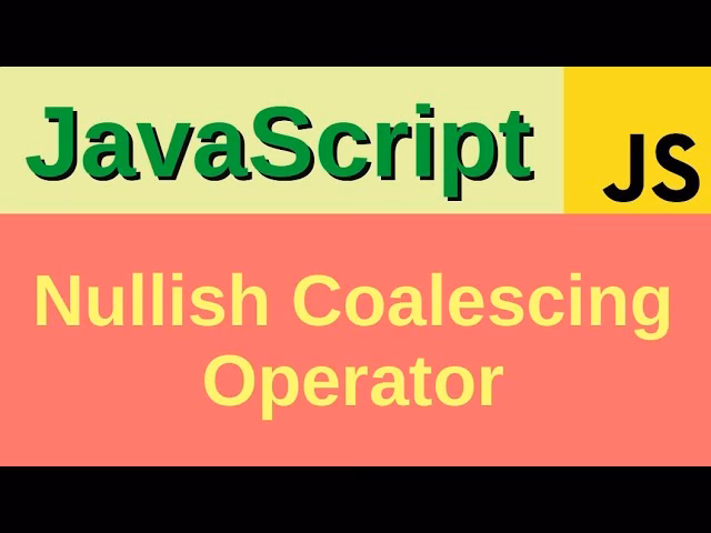 When should I use the null (ish) coalescing operator?