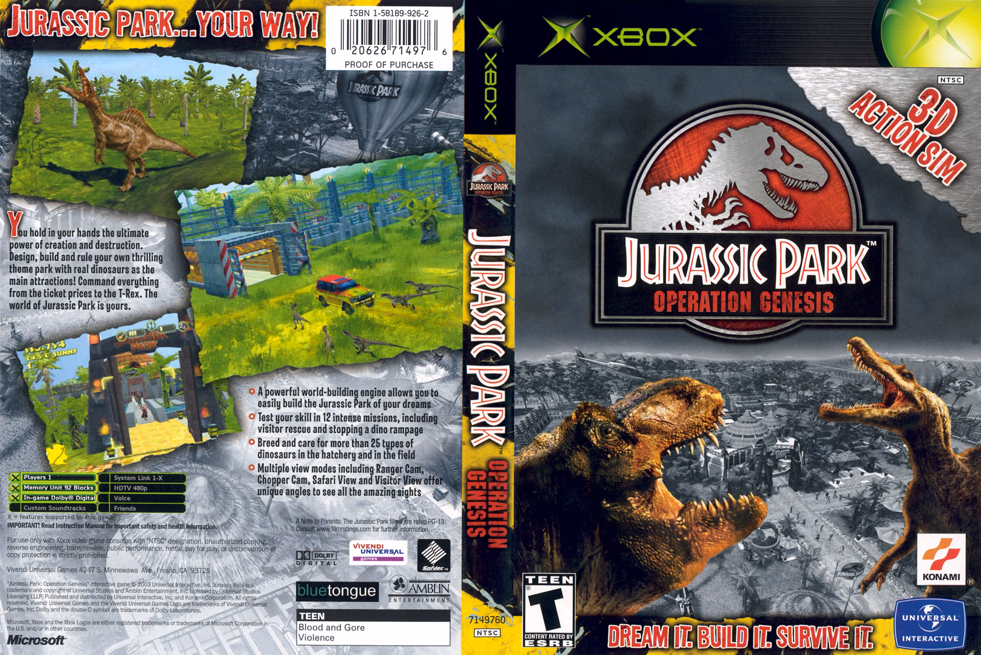Is Operation Genesis based on Jurassic Park?
