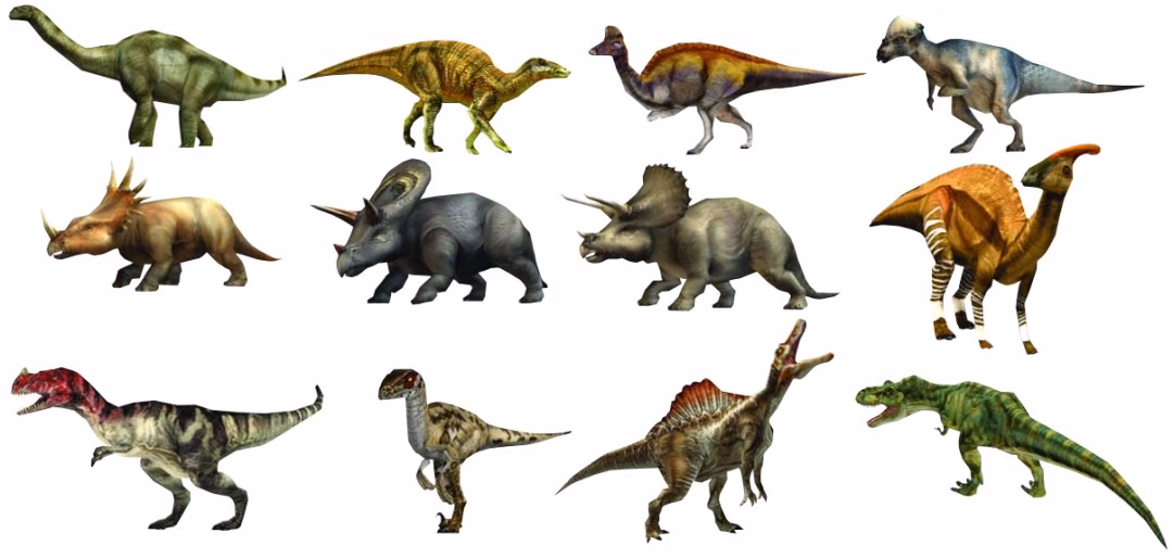 Does Jurassic Park have dinosaur names?