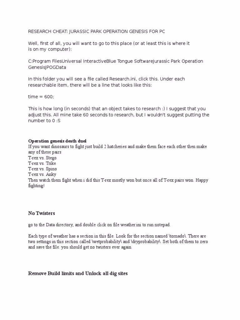 How do you get Trex & Spino to fight in Jurassic Park?