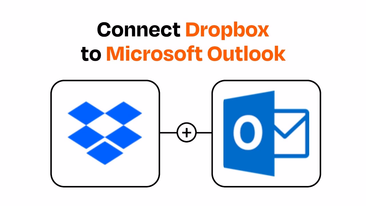 How do I move emails from Outlook to a Dropbox?