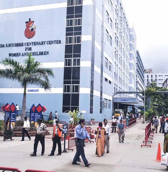 Where is Karigiri School of Nursing Vellore located?