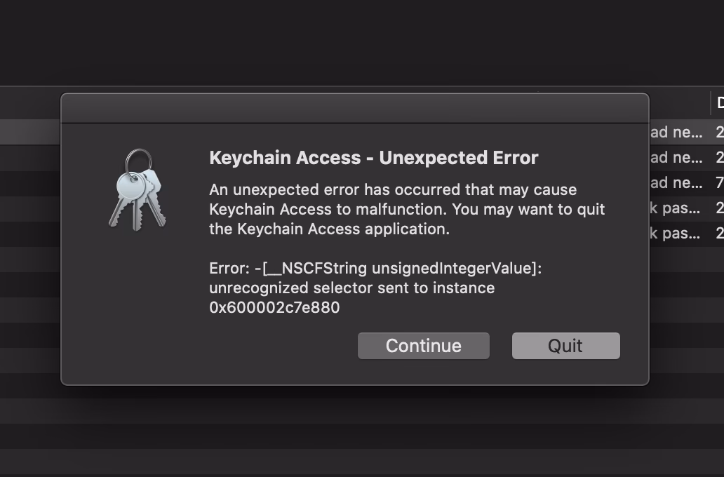 Why does my Mac keep asking for my keychain password?