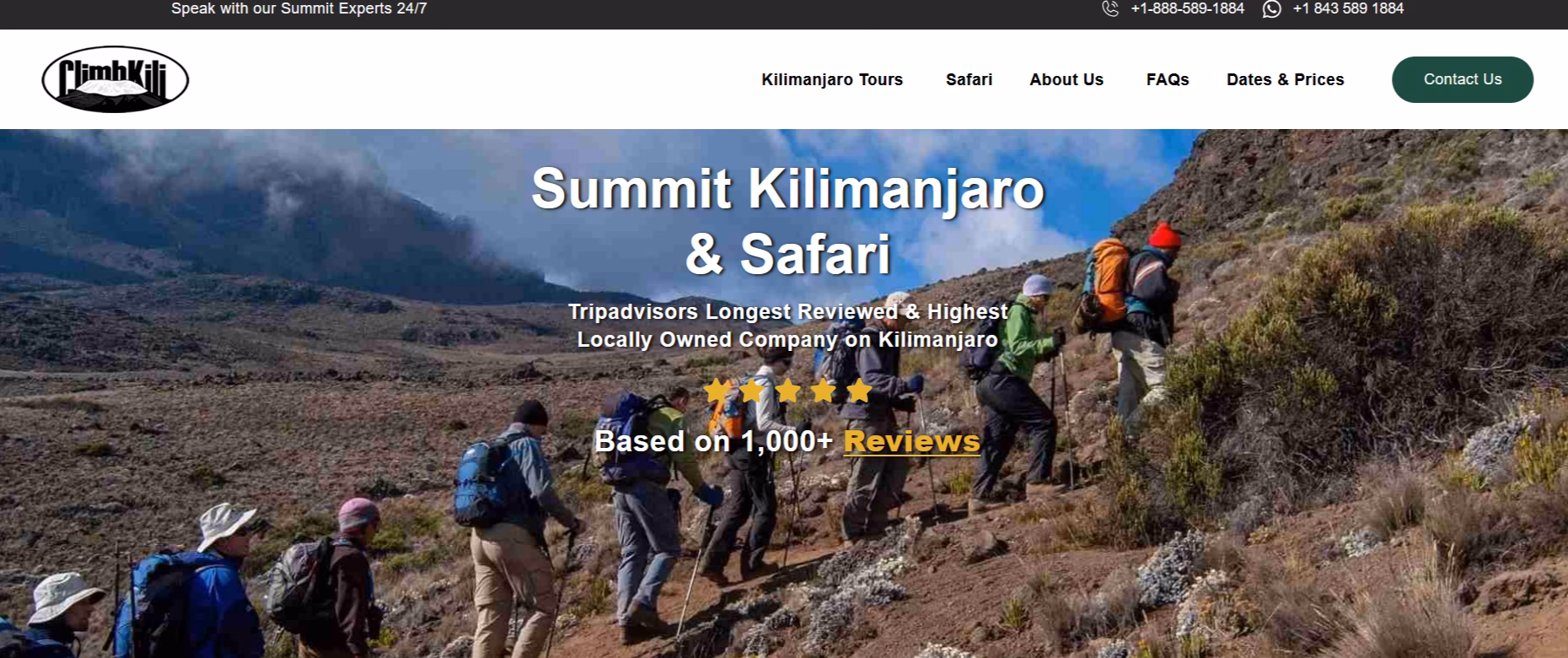 Who organizes Kilimanjaro trips?