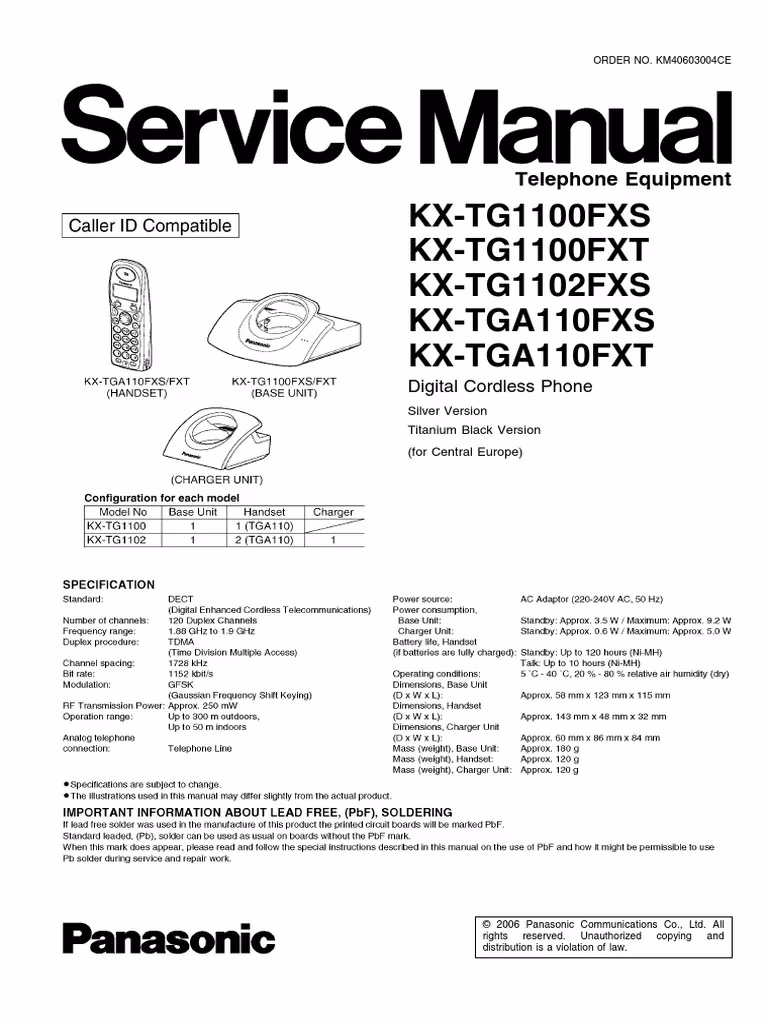 How do I contact Panasonic kx-tge110 series?