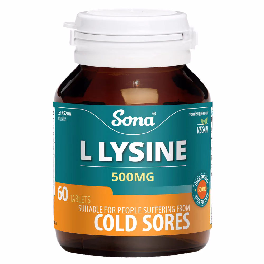 Is L-lysine good for cold sores?