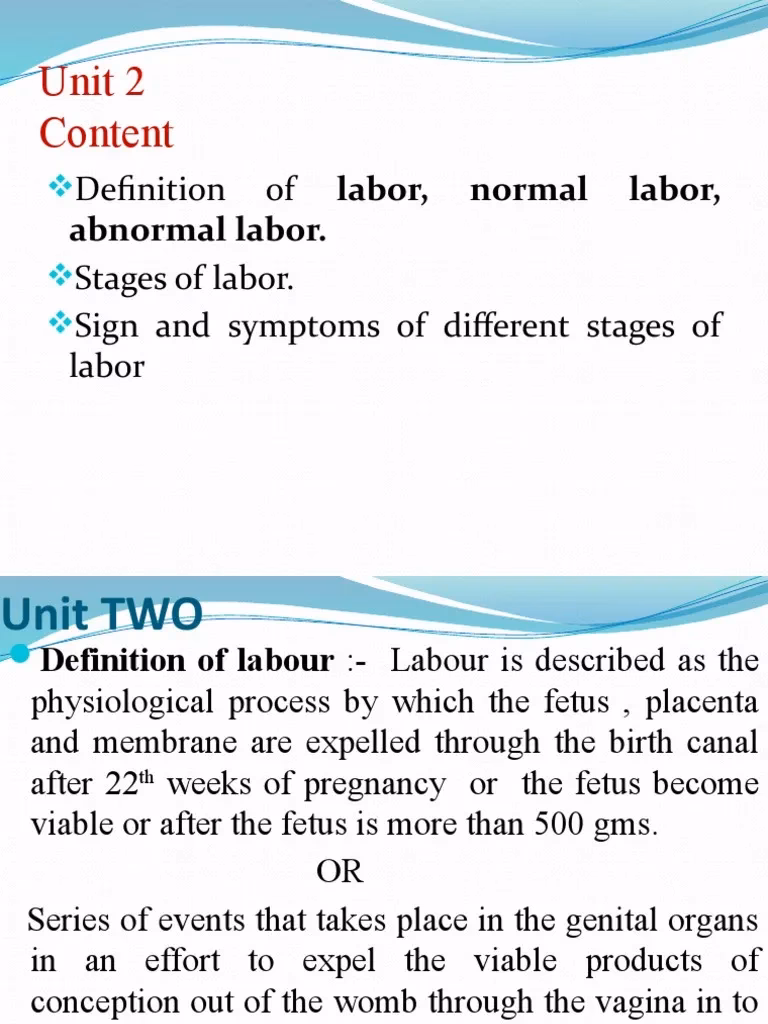 What type of work is considered labor?