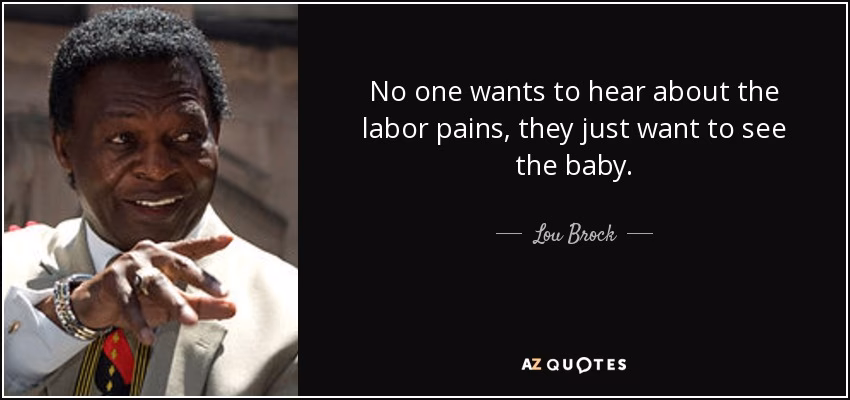 What does labour pain mean?