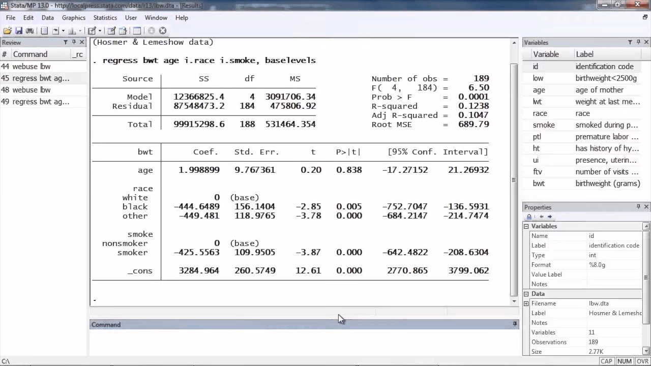 How do I create a new variable in Stata?