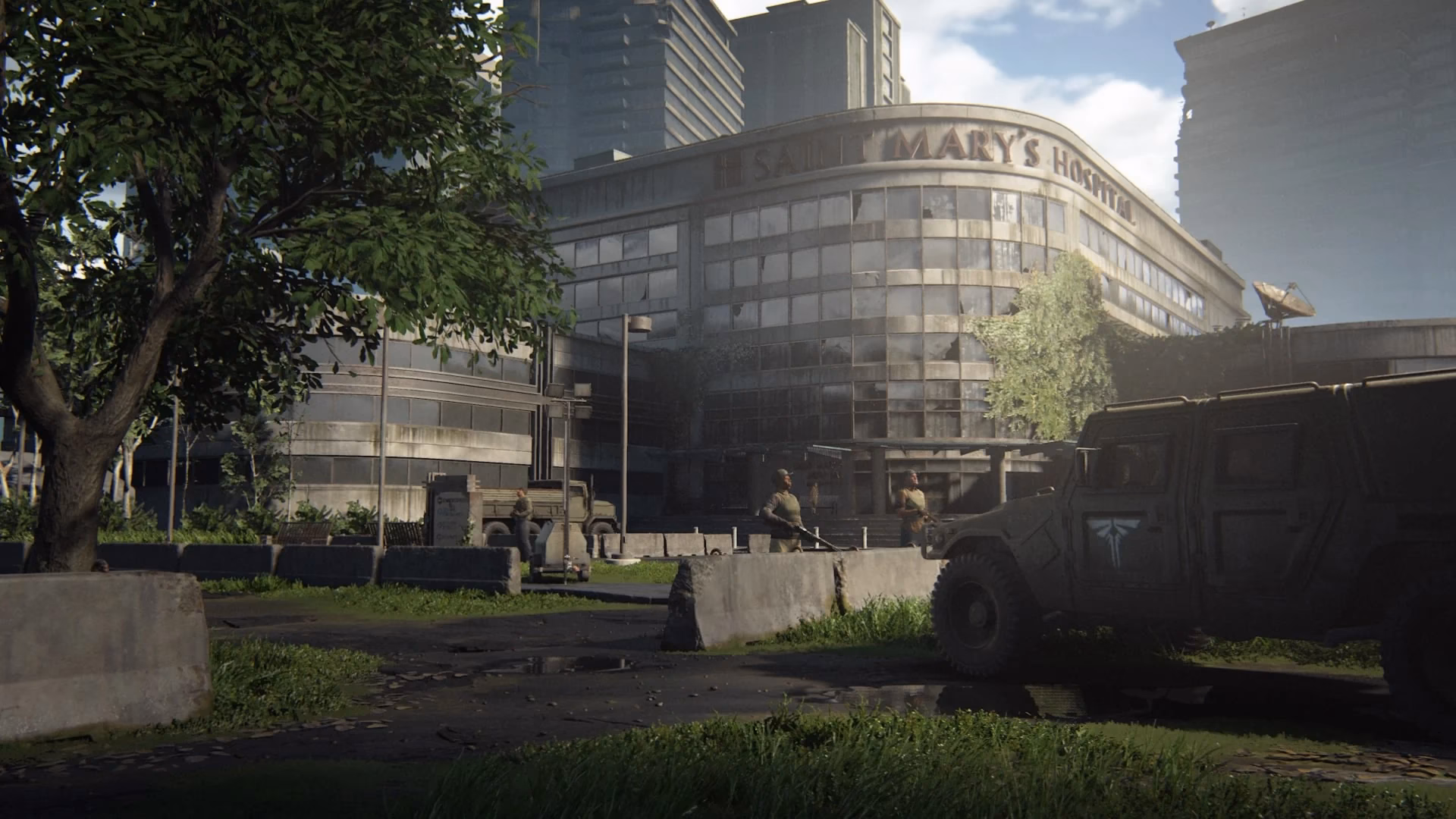 Where is Saint Mary's Hospital in 'the last of US'?