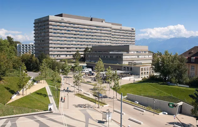 Where is the University Hospital of Lausanne located?