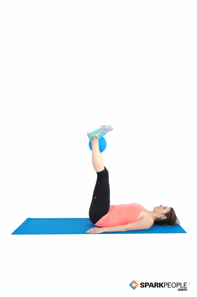 How do you lift your inner thighs with a medicine ball?