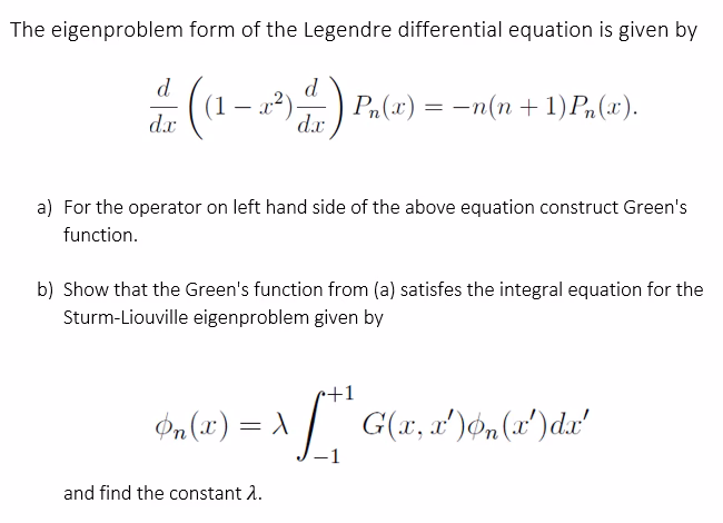 What are Legendre functions?