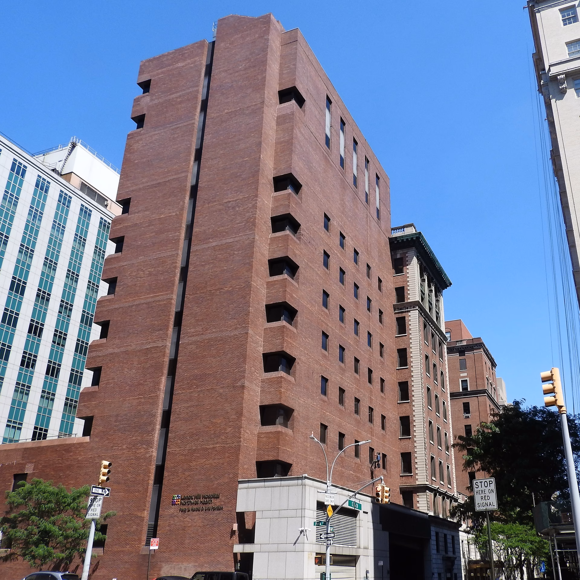 What are the administrative department numbers for Lenox Hill Hospital?