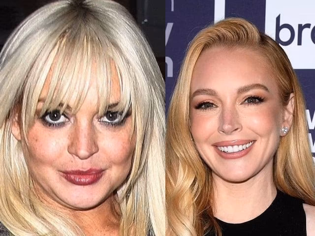 Did Lindsay Lohan change her clothes?