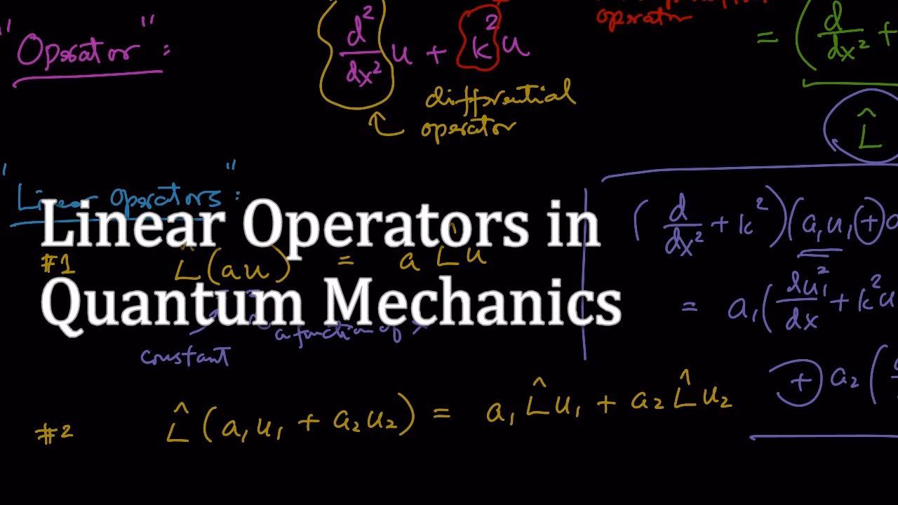 What is operator in quantum mechanics?