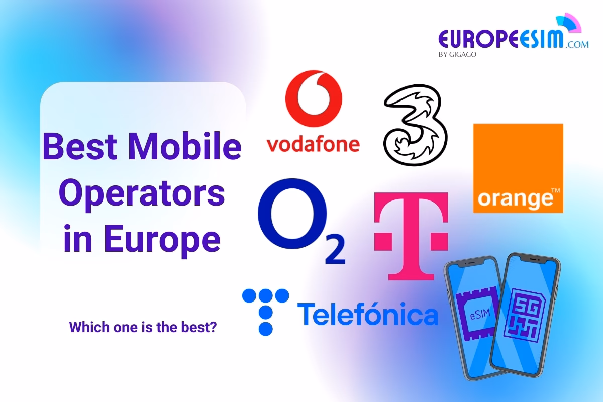 Which mobile operators are available in Europe?